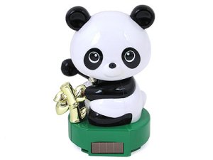 Solar Powered Panda Figurine,26dollar